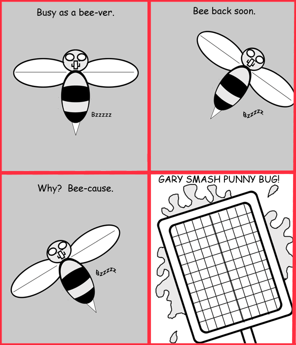 Remove R Comic (aka rm -r comic), by Gary Marks: Punny bug!